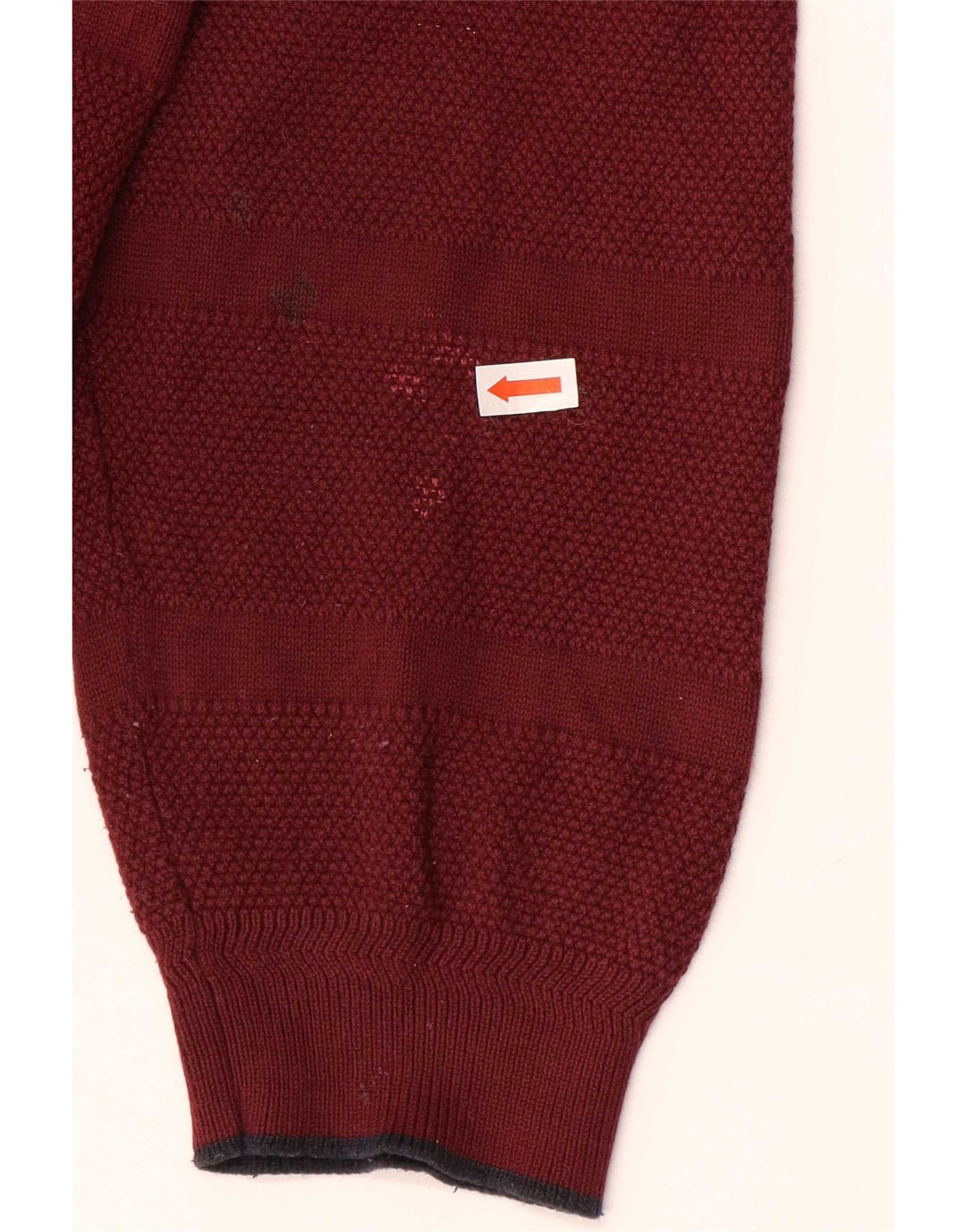 Marks & Spencer Herre Blue Harbor Crew Neck trøje Sweater Large Maroon