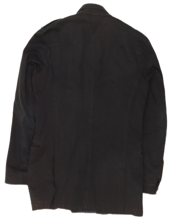Reiss Herre Military Jacket UK 36 Small Black Bomuld