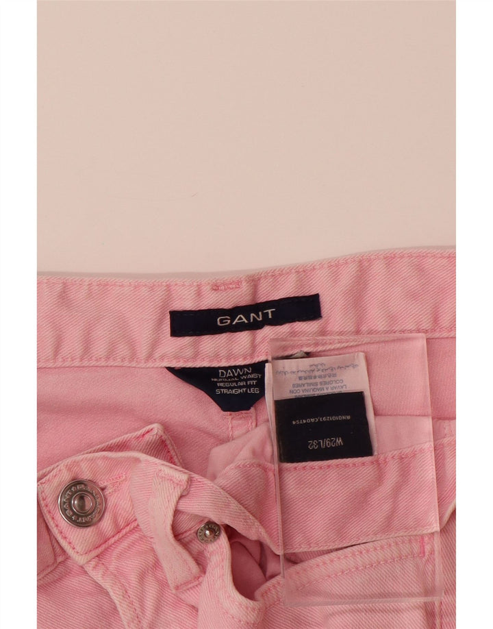 GANT Dame Dawn Regular Fit Lige Casual Bukser W29 L32 Pink Bomuld