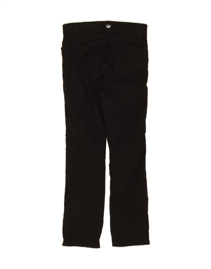 WRANGLER Womens Straight Cargo Trousers W30 L30 Black Nylon Vintage Wrangler and Second-Hand Wrangler from Messina Hembry 