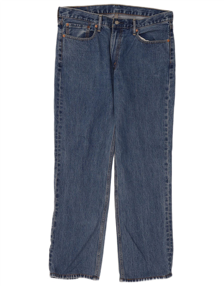 Levi's Herre 514 lige jeans W36 L34 blå bomuld