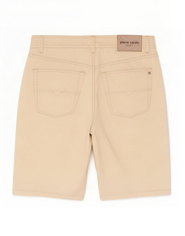 Pierre Cardin Herre Casual Shorts Medium W32 Beige Bomuld