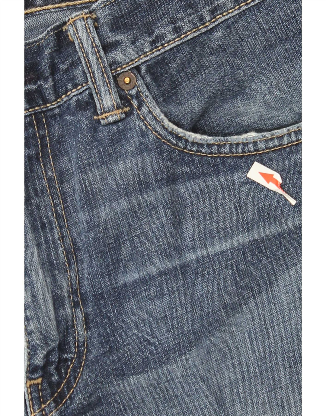 Levi's Dame 508 Straight Jeans W32 L28 Blå