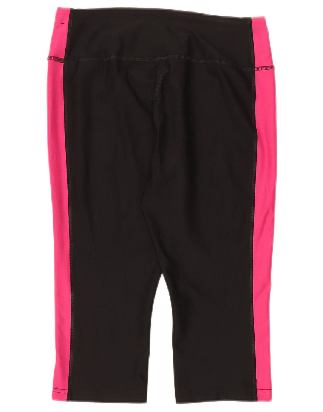Nike Dame Dri Fit Capri Leggings UK 14 Medium Sort Colourblock Polyester
