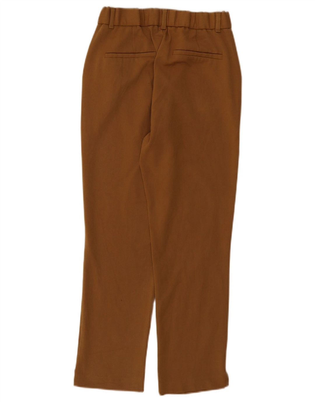 Zara Womens Cropped Trousers Small W26 L24 Brun