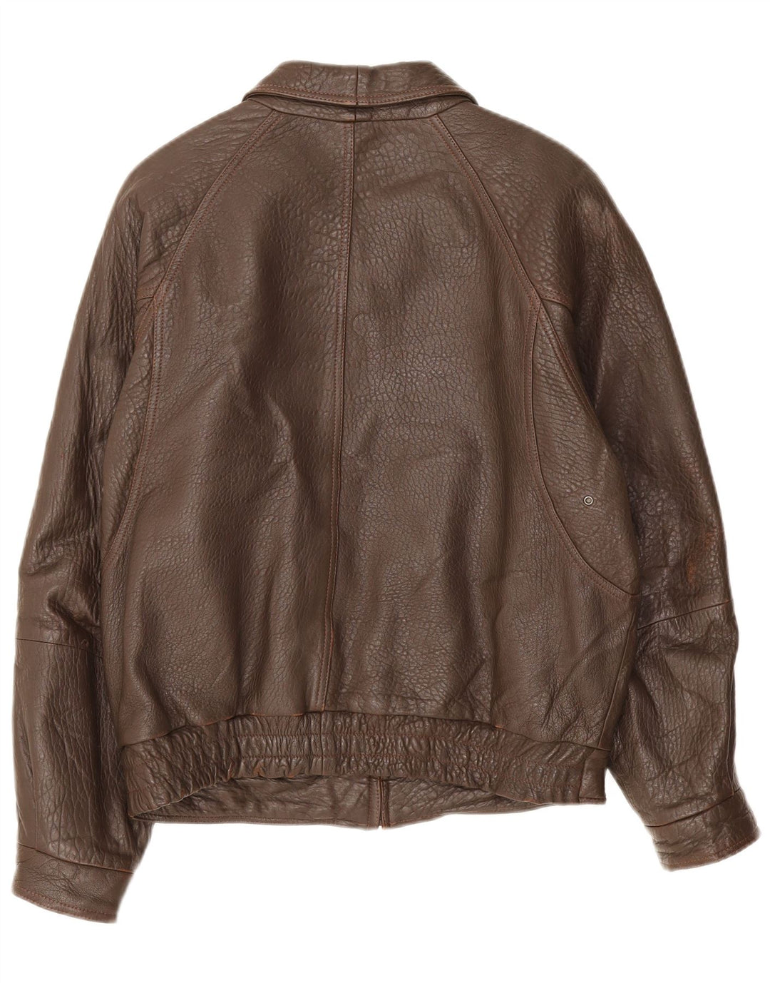Vintage herre læderjakke IT 48 Medium Brun
