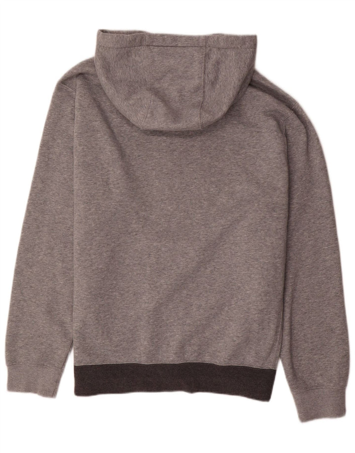 Nike hættetrøje med lynlås til mænd mellemgrå Colourblock Bomuld