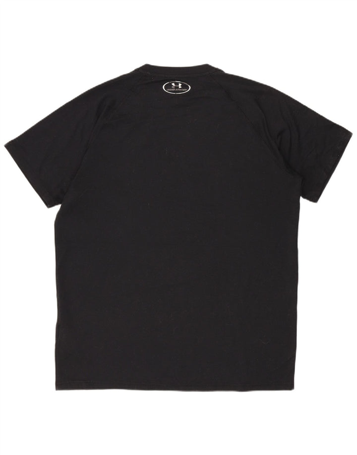 UNDER ARMOUR Herre Heat Gear T-Shirt Top Lille Sort Polyester