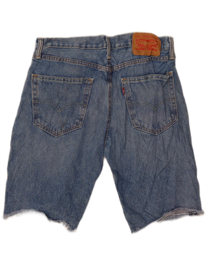 Levi's Herre 511 denimshorts W31 mellemblå bomuld