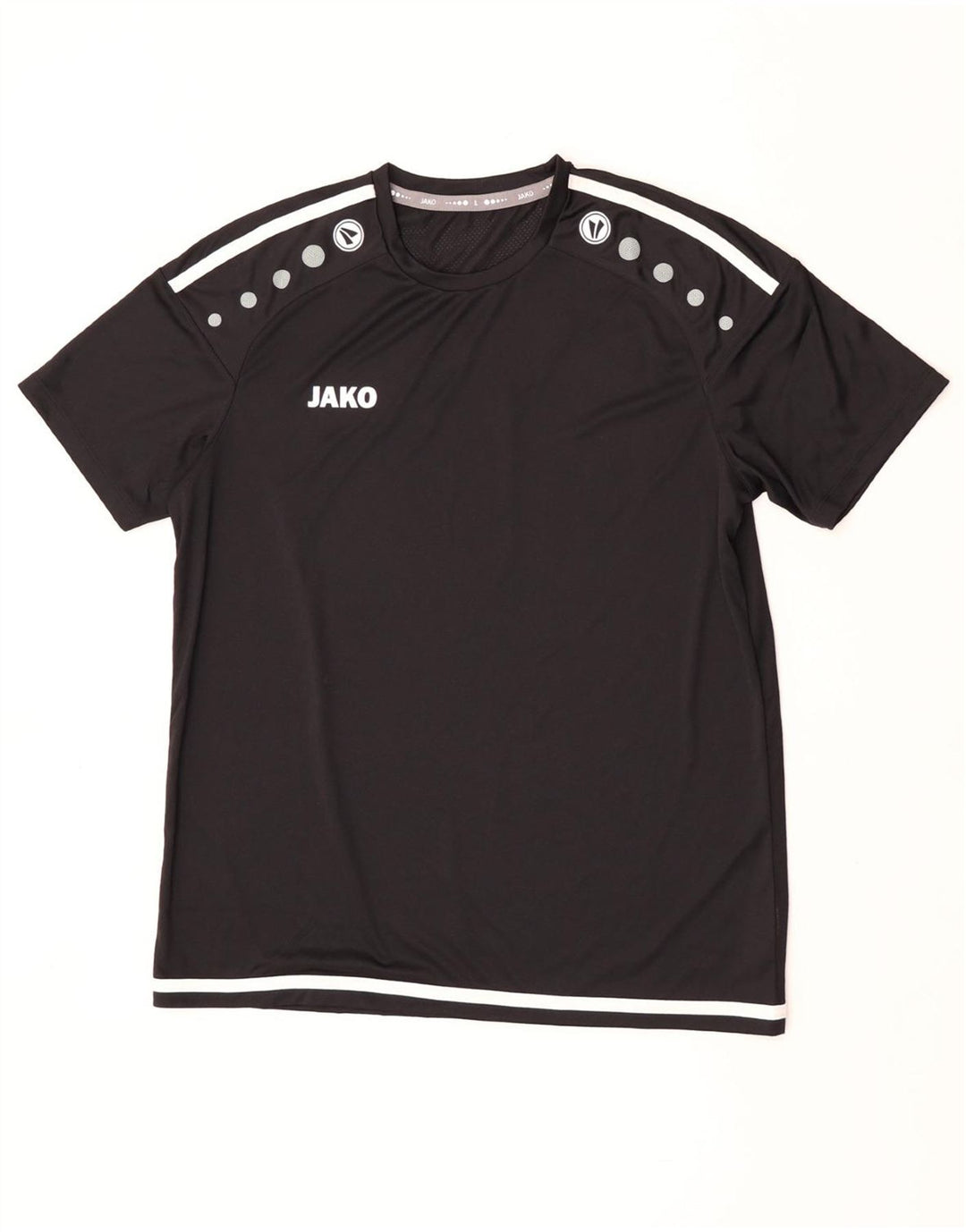 JAKO Herre T-Shirt Top Stor Sort Colourblock Polyester