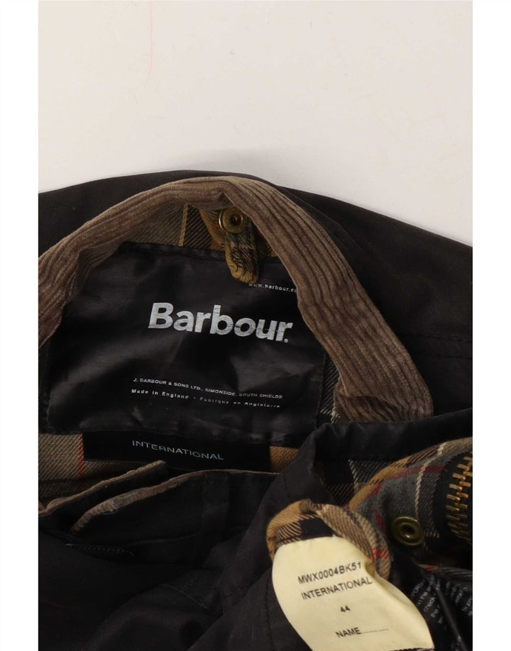 Barbour Herre vokset bomuldsjakke UK 44 Stor Brun