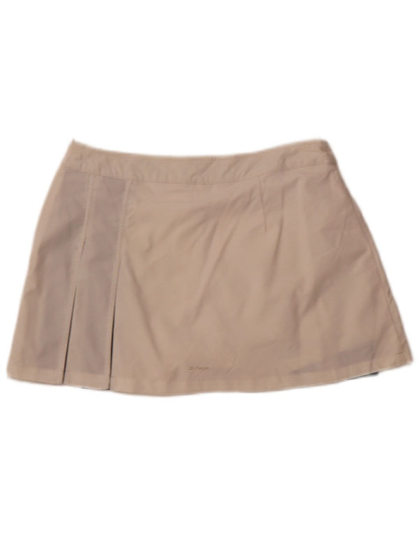 SERGIO TACCHINI Womens Skort IT 44 Medium White Colourblock Polyester