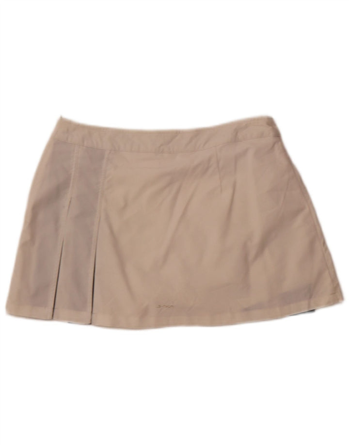 SERGIO TACCHINI Womens Skort IT 44 Medium White Colourblock Polyester