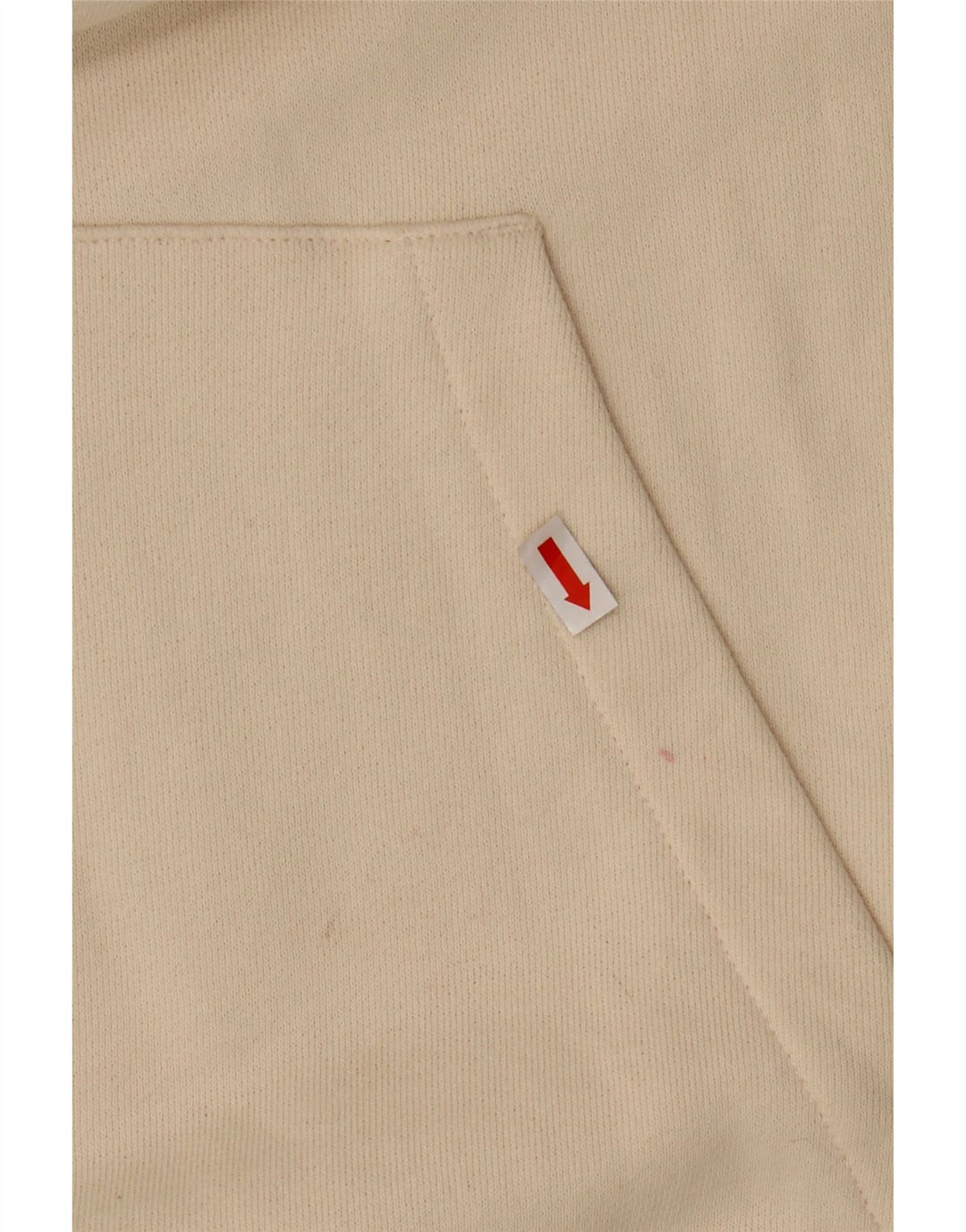 REEBOK hættetrøjetrøje til kvinder i overstørrelse UK 16 Stor råhvid bomuld