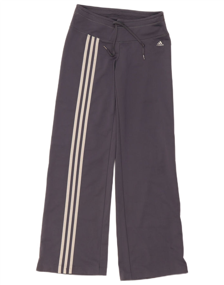 Adidas Dame Climacool Træningsdragt Bukser UK 12 Medium Navy Blue Polyester