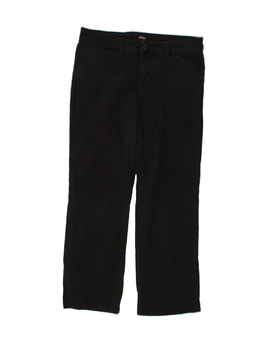 DICKIES Womens Straight Chino Trousers W32 L27 Black | Vintage Dickies | Thrift | Second-Hand Dickies | Used Clothing | Messina Hembry 