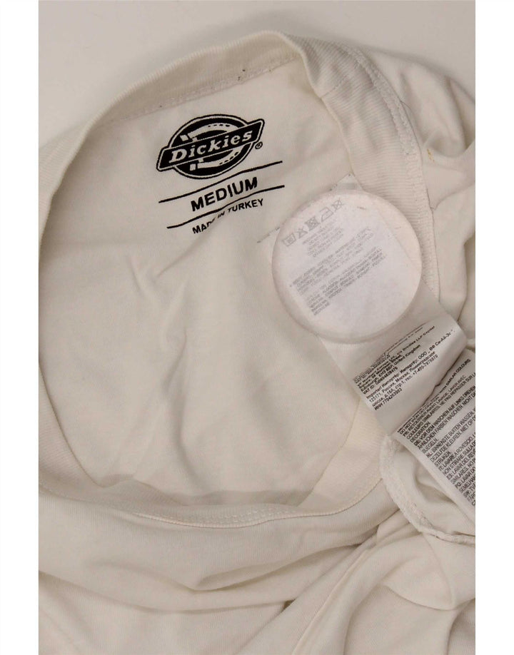 Dickies Herre T-Shirt Top Medium Hvid Bomuld