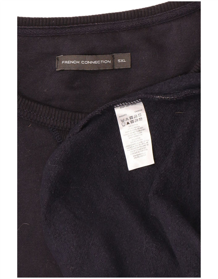 French Connection Herre Sweatshirt Jumper 5XL Marineblå Bomuld