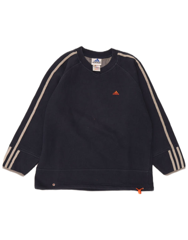 Adidas Boys Sweatshirt Jumper 11-12 år Marineblå Bomuld