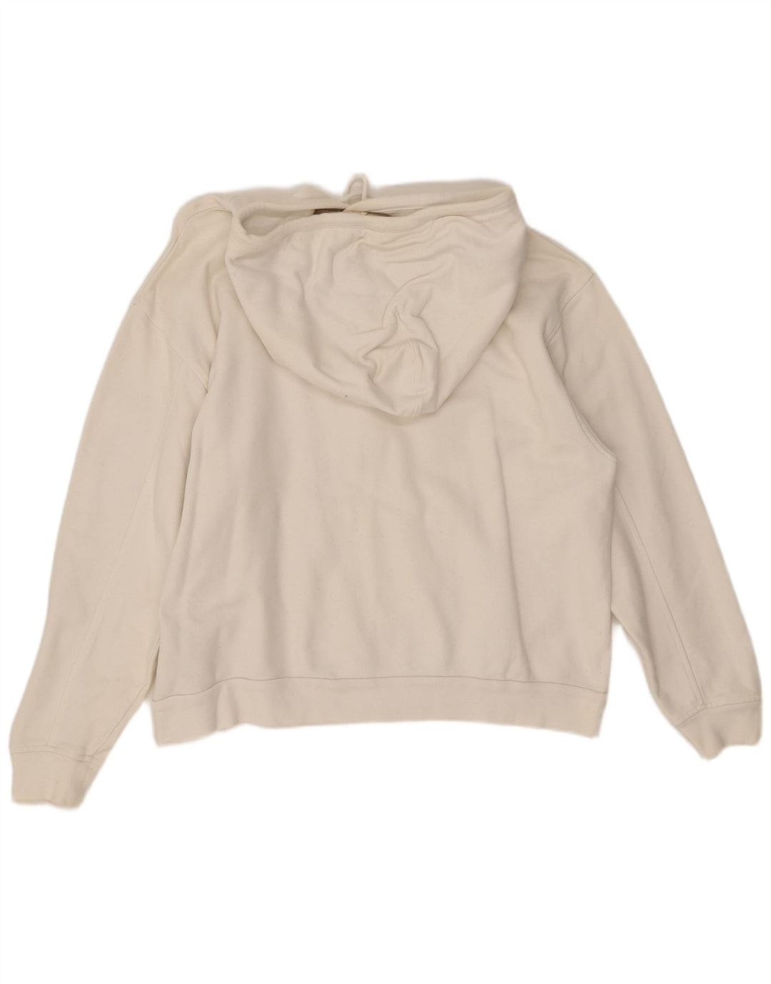 Levi's Grafisk Oversized Hoodie Jumper til kvinder UK 14 Medium White Bomuld