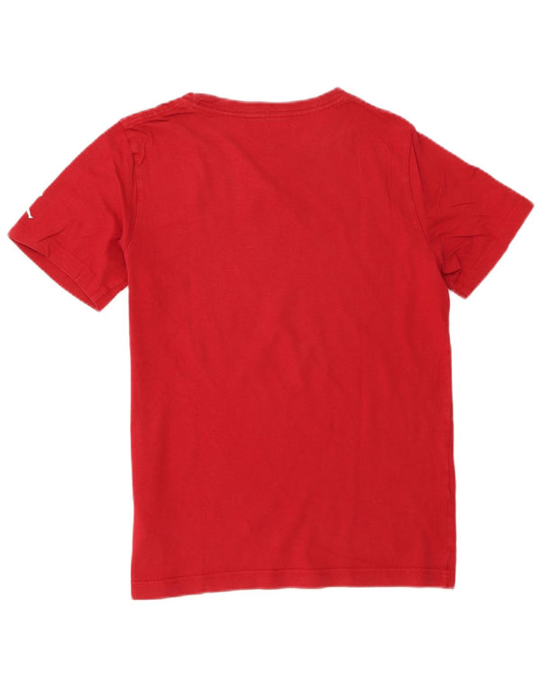 Jordan Boys Grafisk T-Shirt Top 12-13 År Stor Rød Bomuld