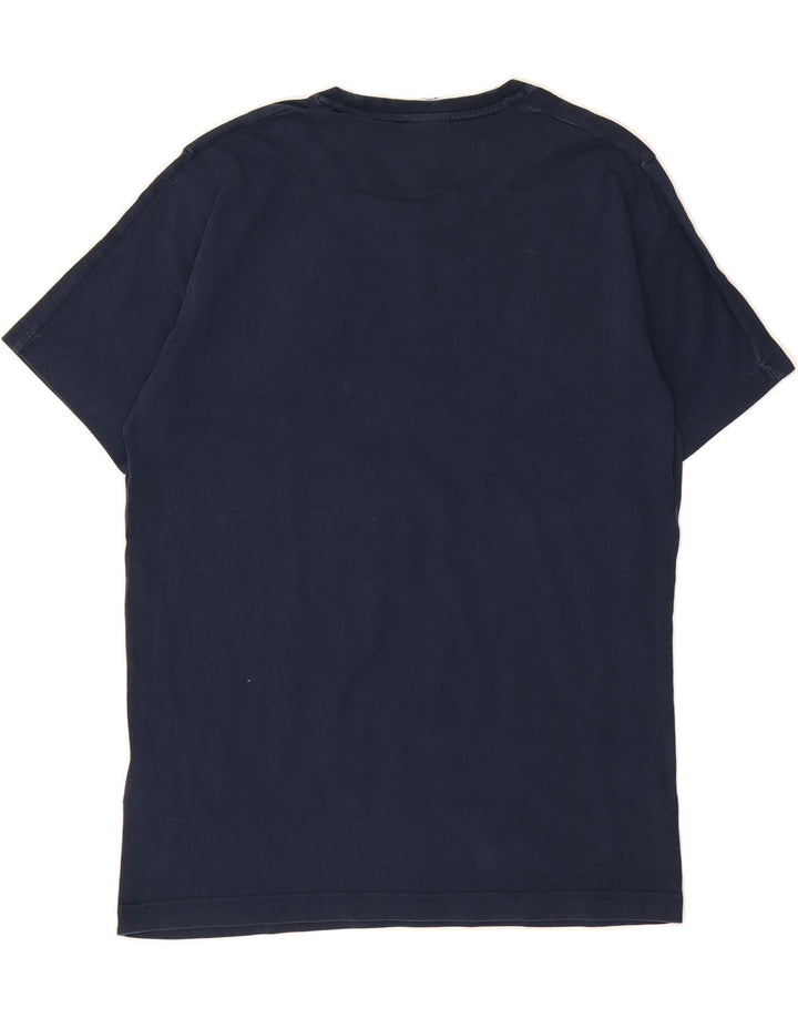 REEBOK Mens Classic Fit T-Shirt Top Medium Navy Blue Cotton Vintage Reebok and Second-Hand Reebok from Messina Hembry 