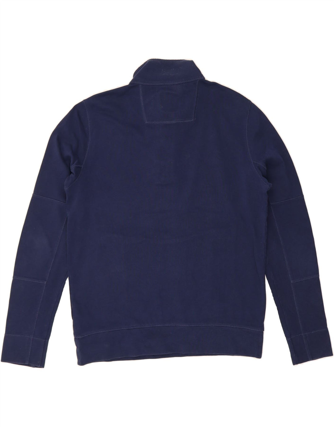 BOSS ORANGE Mens Button Neck Sweatshirt Jumper Small Navy Blue Cotton Vintage Boss Orange and Second-Hand Boss Orange from Messina Hembry 