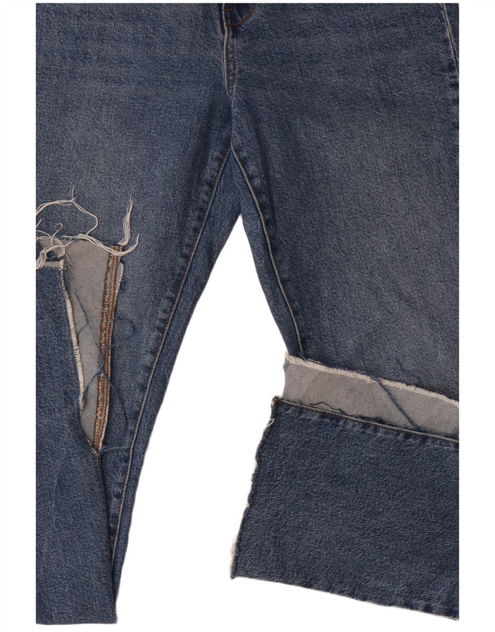 ZARA Dame Bootcut Jeans EU 36 XS W26 L33 Blå