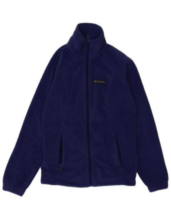 Columbia dame fleecejakke UK 6 XS marineblå polyester
