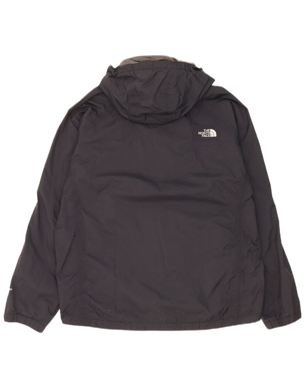 The North Face Regnjakke med hætte til mænd UK 40 Stor sort nylon