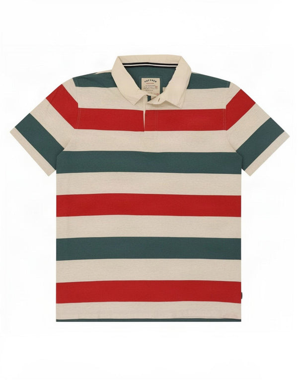 Fat Face Herre Polo Shirt 2XL Flerfarvet Stribet Bomuld