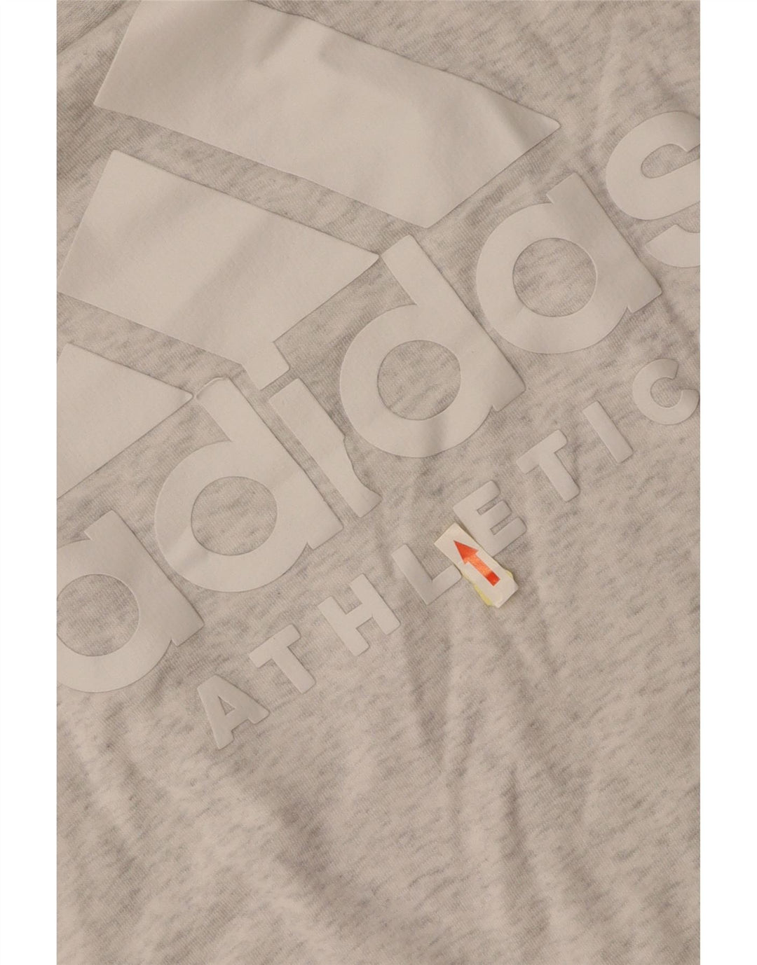 ADIDAS Graphic Sweatshirt Jumper UK 16 Large Grey