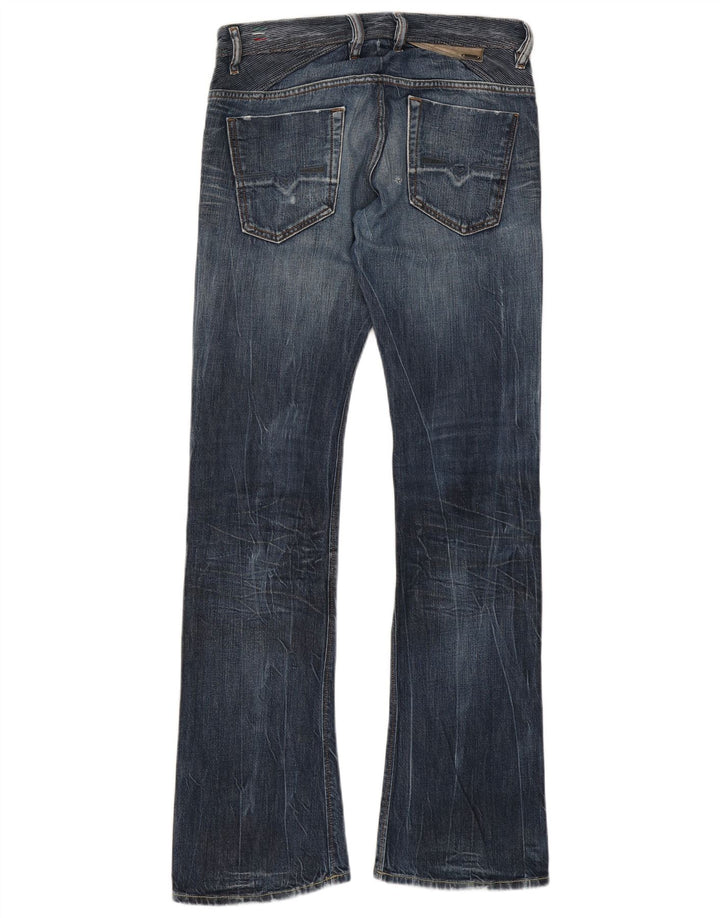 Diesel Herre Reyhan Bootcut Jeans W29 L32 Marineblå Bomuld