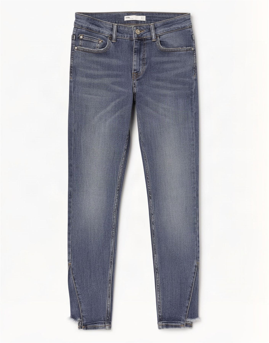 Zara Dame Slim Jeans EU 38 Small W28 L28 Blå
