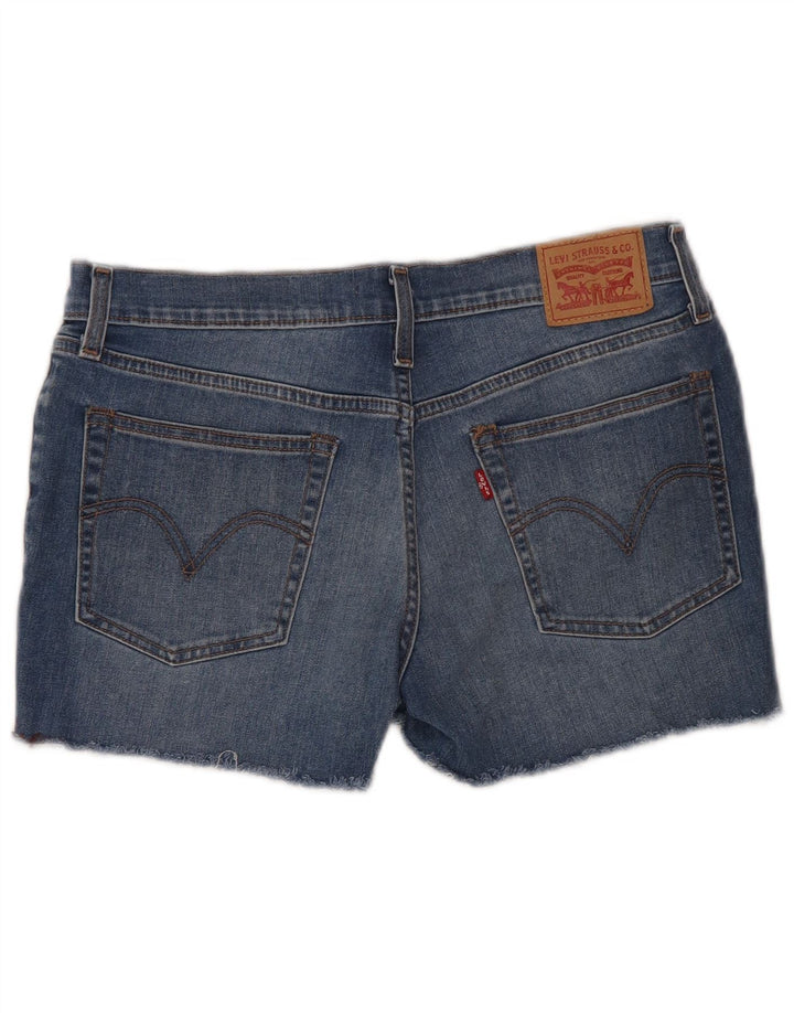 Levi's denimshorts til kvinder W29 mellemblå bomuld