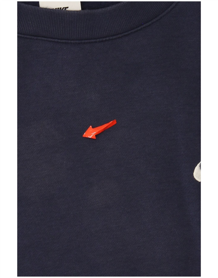 Nike Sweatshirt til mænd, stor marineblå bomuld