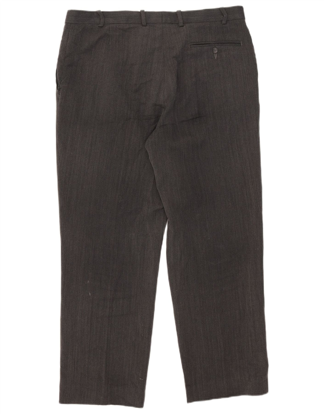 Marks & Spencer Straight Suit Bukser til mænd W36 L31 Sort polyester