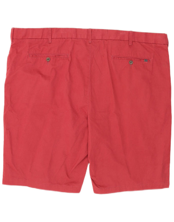Marks & Spencer Herre Chino Shorts W48 4XL Rød Bomuld