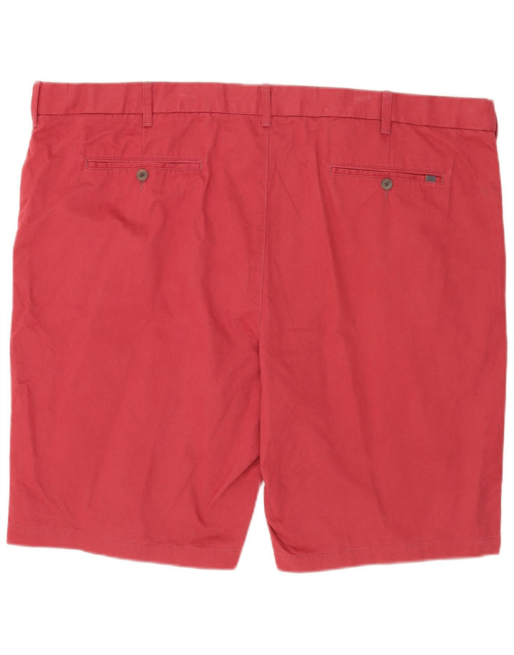 Marks & Spencer Herre Chino Shorts W48 4XL Rød Bomuld