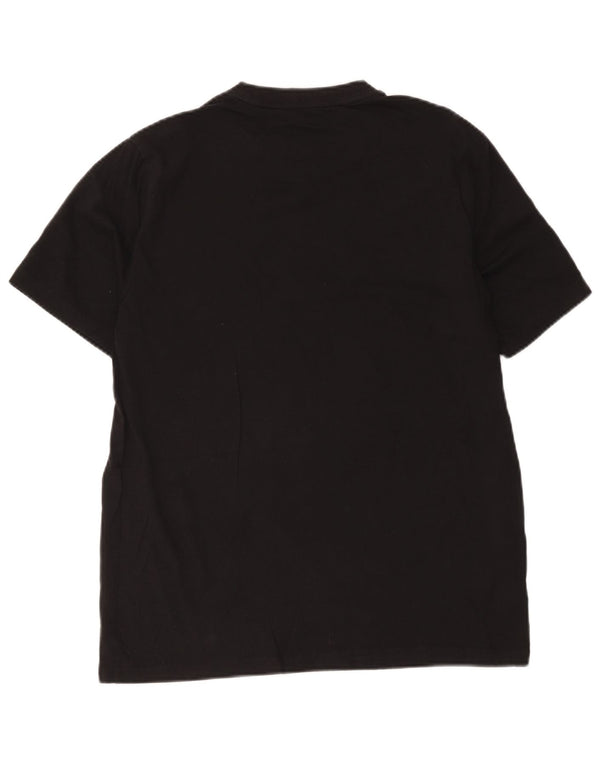Fred Perry Herre T-Shirt Top Stor Sort Bomuld
