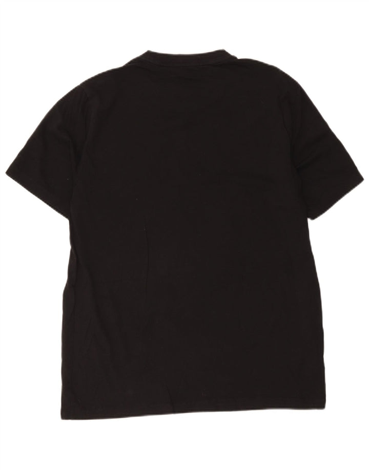 Fred Perry Herre T-Shirt Top Stor Sort Bomuld