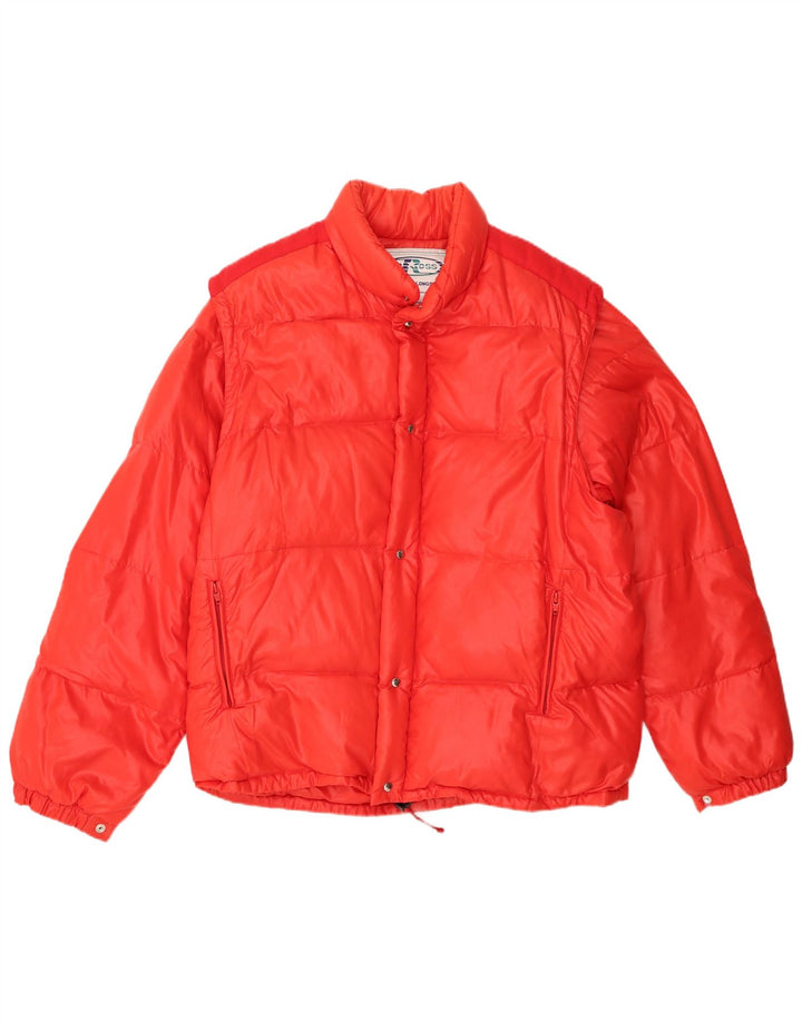 MC Ross Polstret Herrejakke UK 42 XL Rød Polyamid