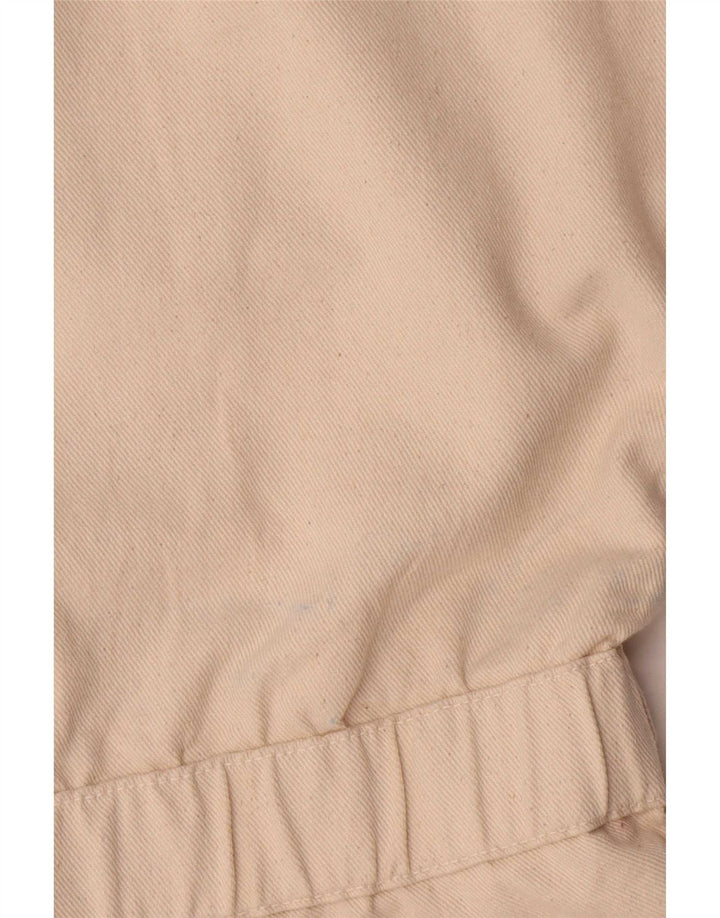 Zara Dame Denim Playsuit UK 14 Medium Beige Bomuld