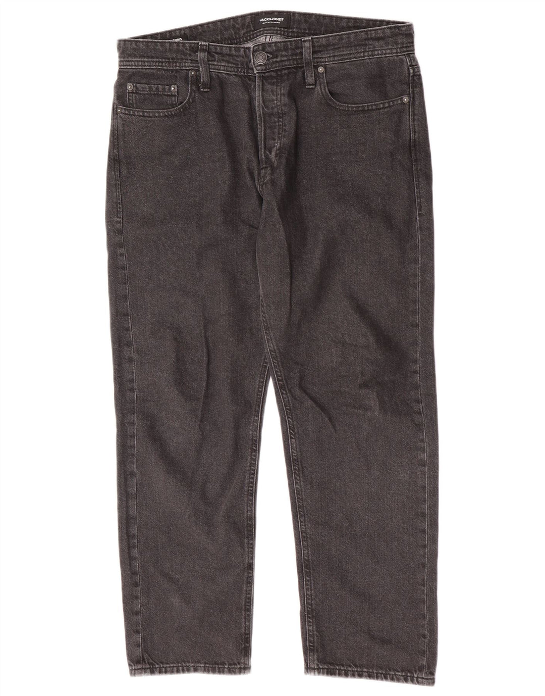 Jack & Jones Straight Jeans til mænd W32 L27 Grå bomuld