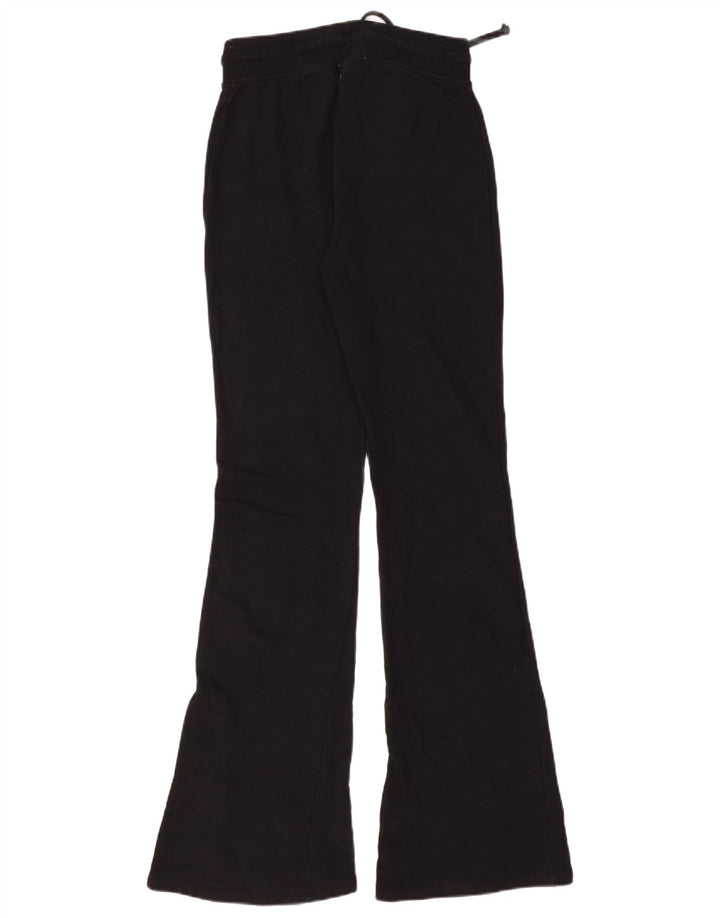 Zara Dame Flare træningsdragt Bukser UK 12 Medium Sort
