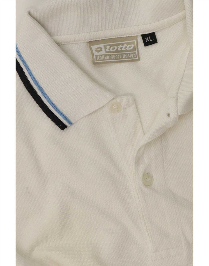 Lotto Herre Polo Shirt XL Hvid