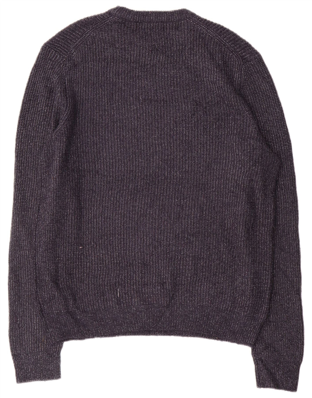 Marks & Spencer Herre sweater med rund hals, medium marineblå flækket