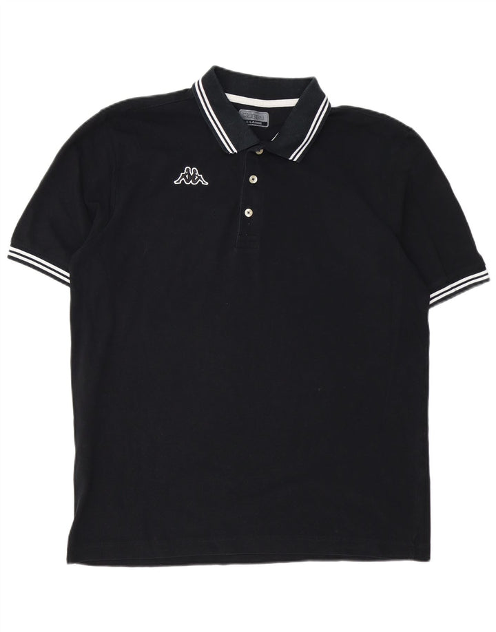 Kappa herre poloshirt XL sort