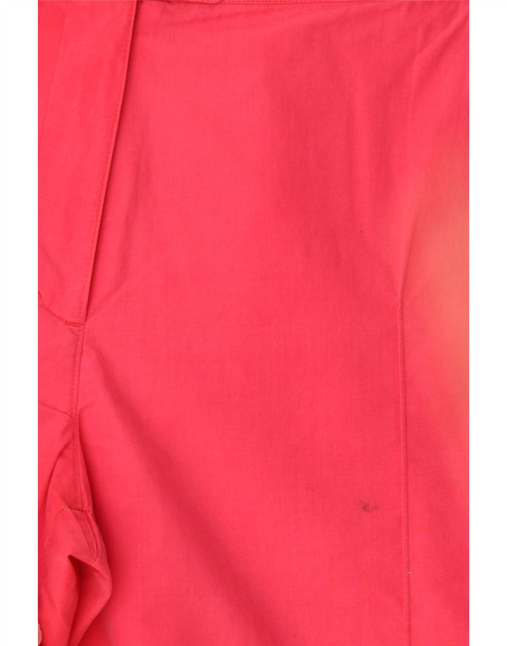Adidas Womens Bermuda Cargo Shorts UK 14 Large W32 Pink Polyester