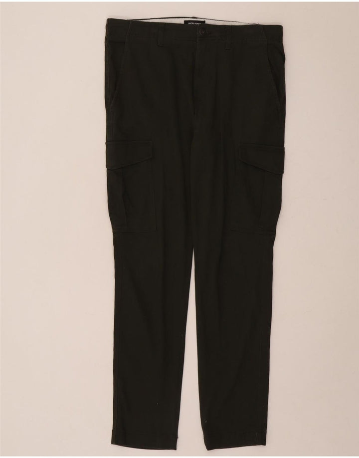 Jack & Jones Herre Slim Cargo Bukser W33 L32 Grøn Bomuld